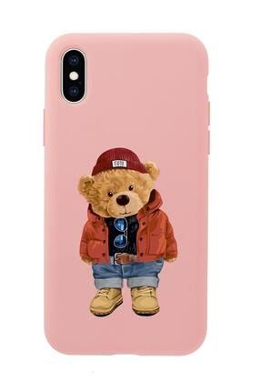Iphone Xs Max Uyumlu Teddy Bear Premium Silikonlu Telefon Kılıfı MCIPLTDDYBR106
