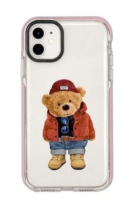 Iphone 11 Teddy Bear Candy Bumper Silikonlu Telefon Kılıfı MCCBTDDYBR37