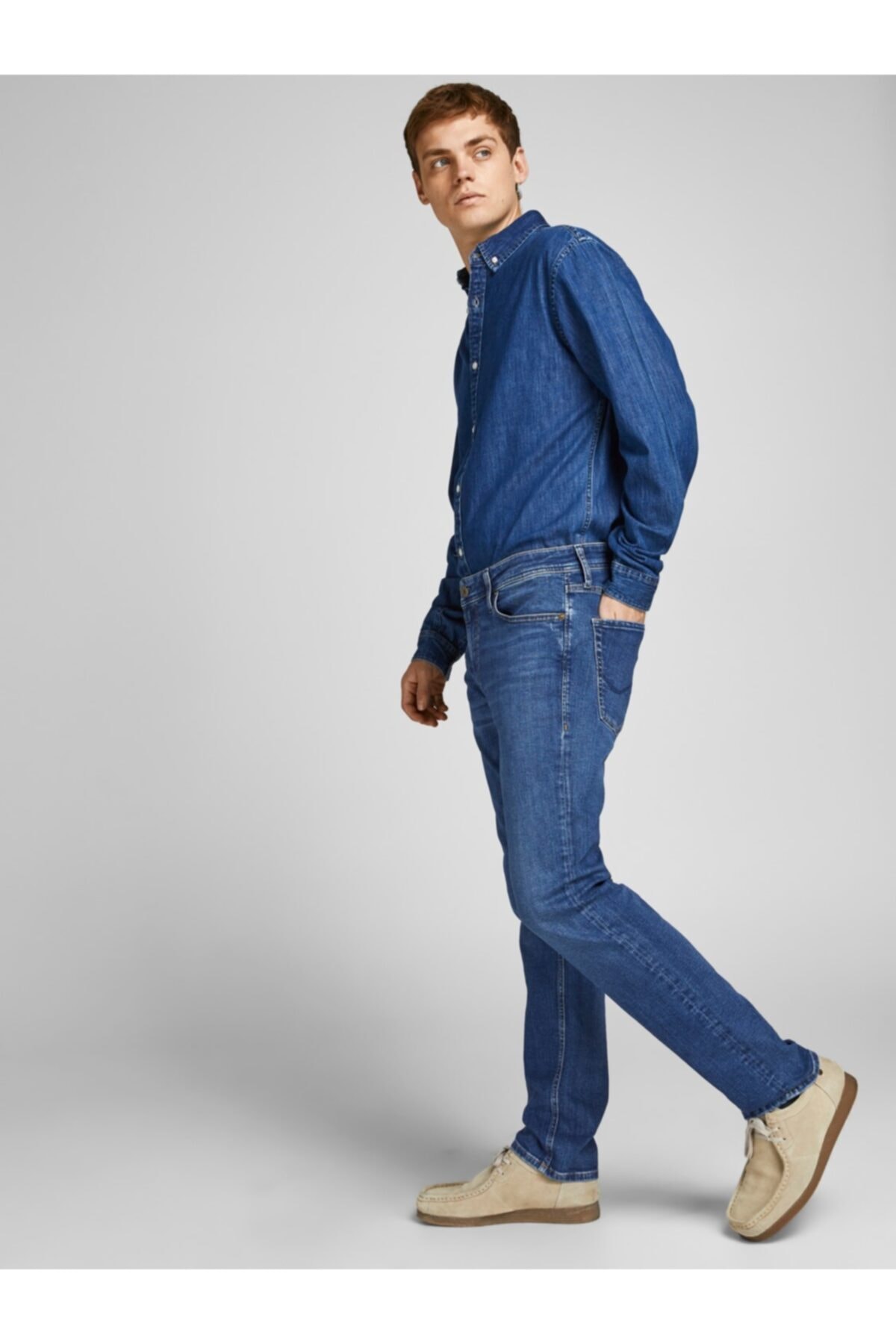 شلوار جین مردانه سلولی فاق نرمال  | جک اند جونز Jack & Jones TYC00310024496 - تصویر 6