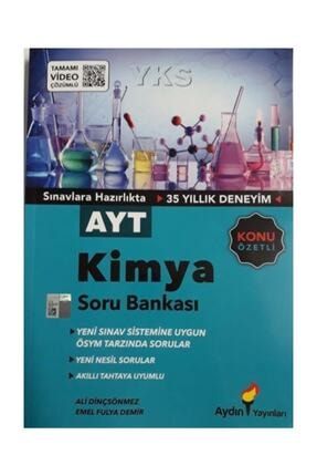 Aydın Ayt Kimya Soru Bankası Yeni - 9786057945761 2472777