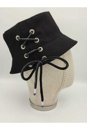 Unisex K Pop Tasarım Bağcıklı Bucket Şapka... 13454324565998989