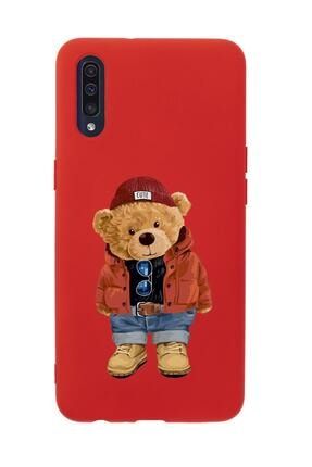 Samsung A50 Teddy Bear Premium Silikonlu Telefon Kılıfı MCANDLTDDYBR256