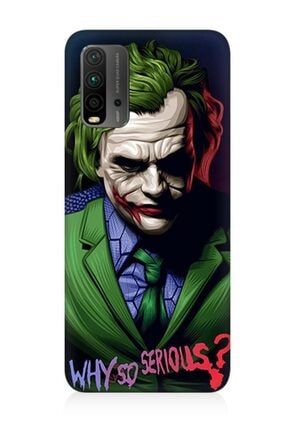 Redmi 9t Uyumlu Yeşil Joker Desenli Silikon Kılıf TKNMGRD9T-4333