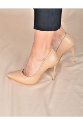 Kadın Ince Topuklu Deri Stiletto Ayakkabı P-0000000001996
