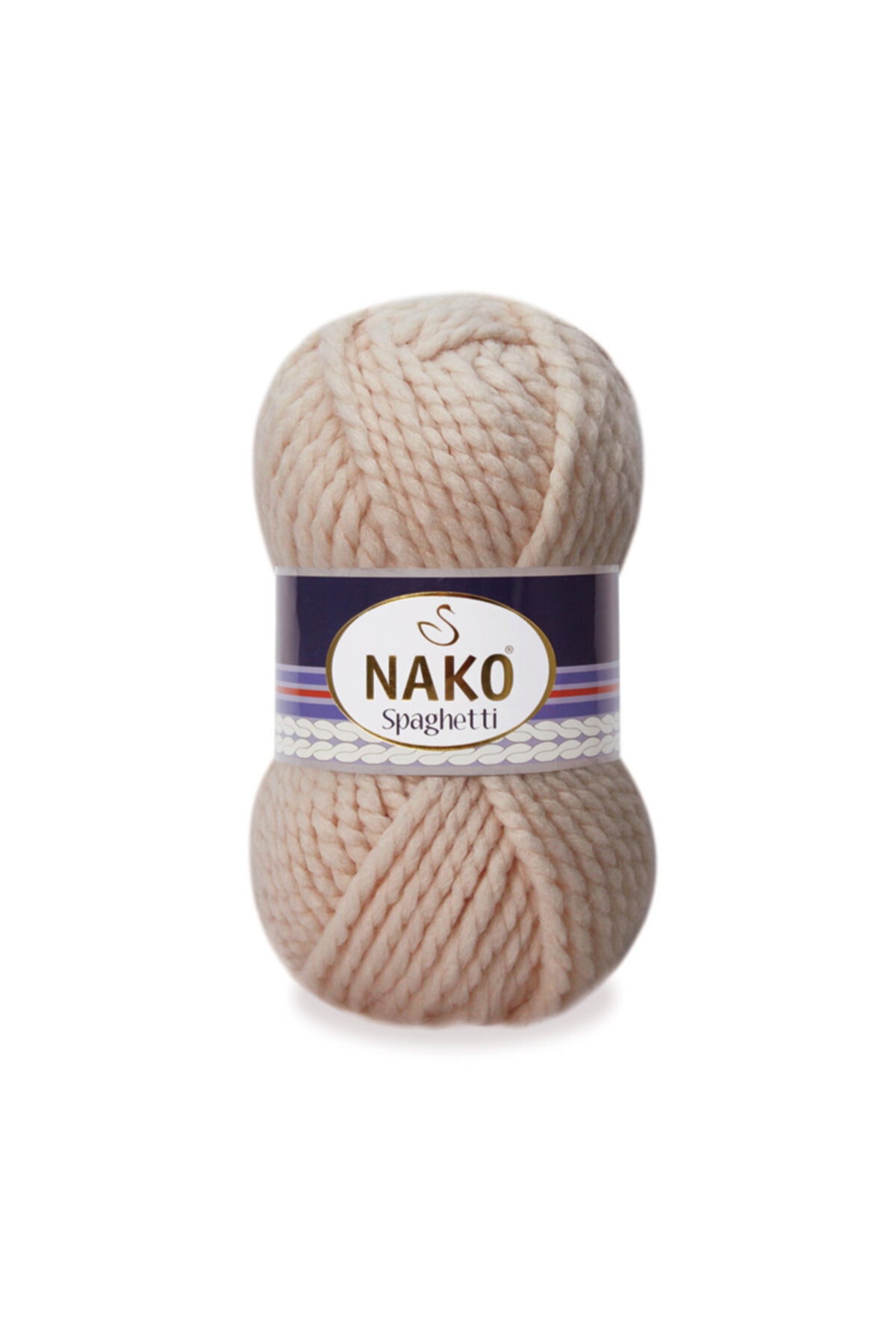 Spaghetti Wool Hand Knitting Yarn Sand Beige 23116