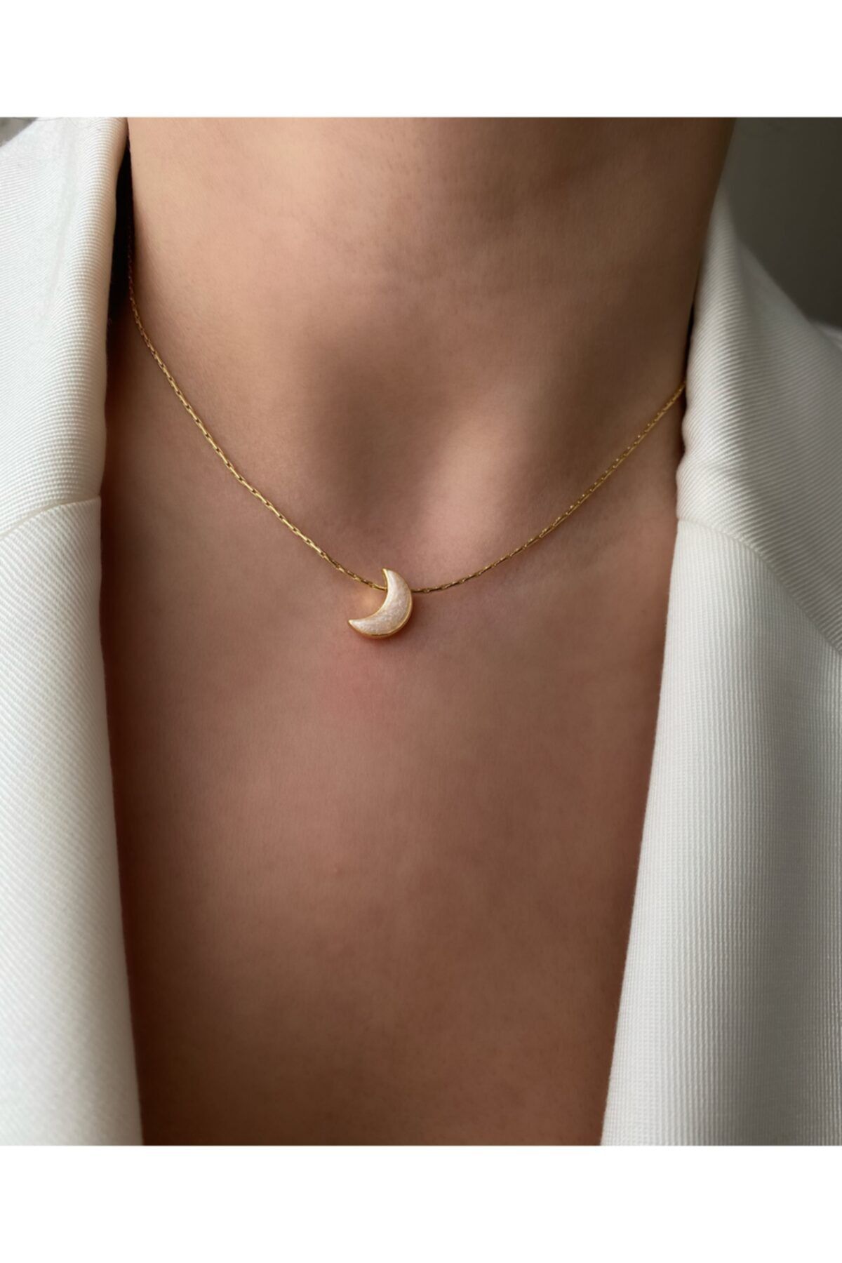Crescent deals pendant necklace
