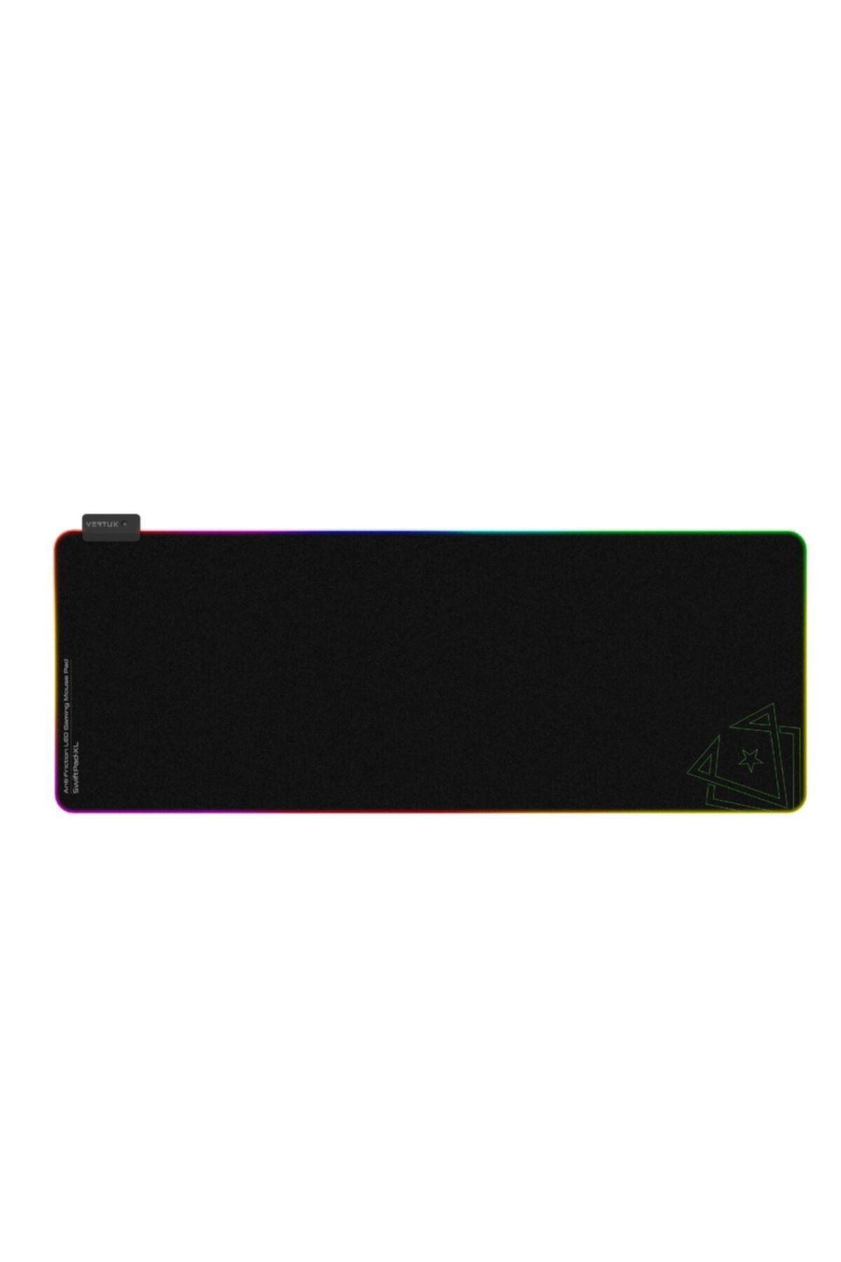 VERTUX-لوحة ماوس ألعاب Swiftpad-xl Game Immersion ناعمة التمرير RGB LED 1