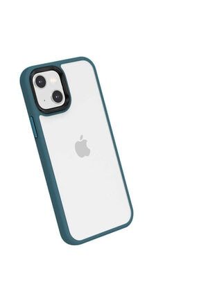 Apple Iphone 13 Kılıf ??kalın Darbe Emici Cristal Berrak Sert Apple-iP-13-??Cann-Kapak