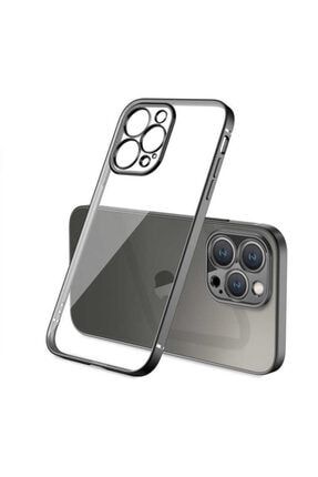 Apple Iphone 13 Pro Kılıf Şeffaf Berrak Kamera Korumalı Renkli Yumuşak Apple-iP-13-Pro-Gbox-Kapak