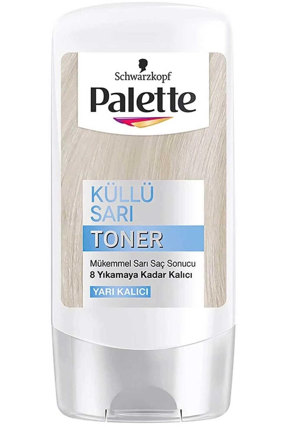 رنگ مو چند مردانه و زنانه برند: تونر نیمه دائمی خاکستری زرد دسته: Palette