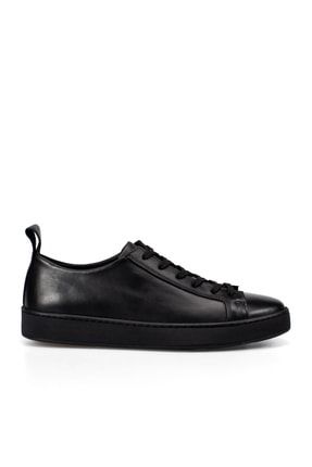 Siyah Hakiki Deri Erkek Ayakkabı EFSN4310-2