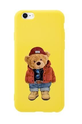 Iphone 6s Teddy Bear Premium Silikonlu Telefon Kılıfı MCIPLTDDYBR15