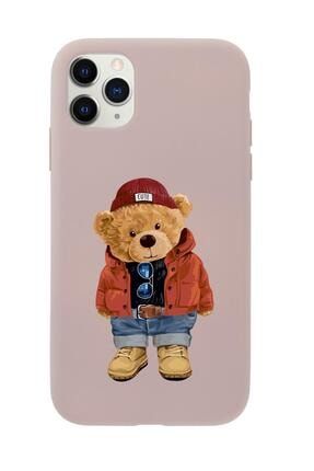 Iphone 11 Pro Max Teddy Bear Premium Silikonlu Telefon Kılıfı MCIPLTDDYBR71
