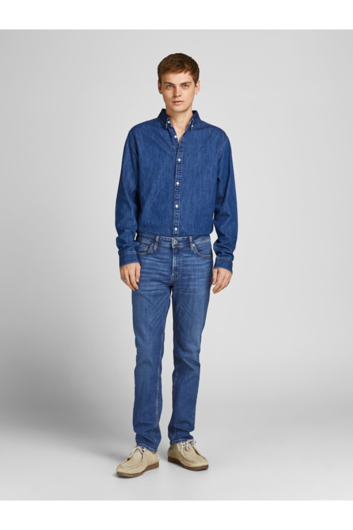 شلوار جین مردانه سلولی فاق نرمال  | جک اند جونز Jack & Jones TYC00310024496 - تصویر 3