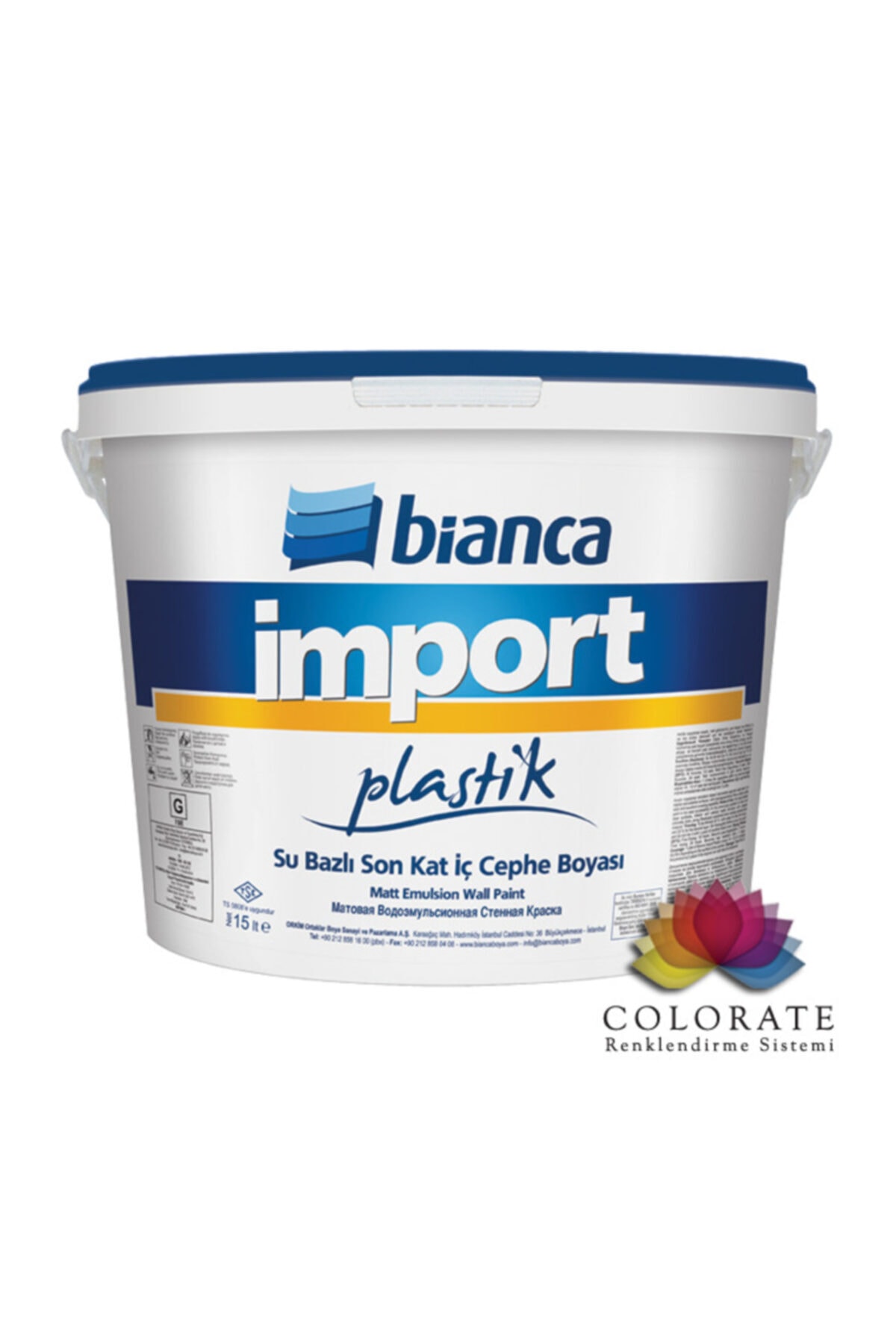 Bianca Import Plastik 7,50Lt - Fiyatı, Yorumları