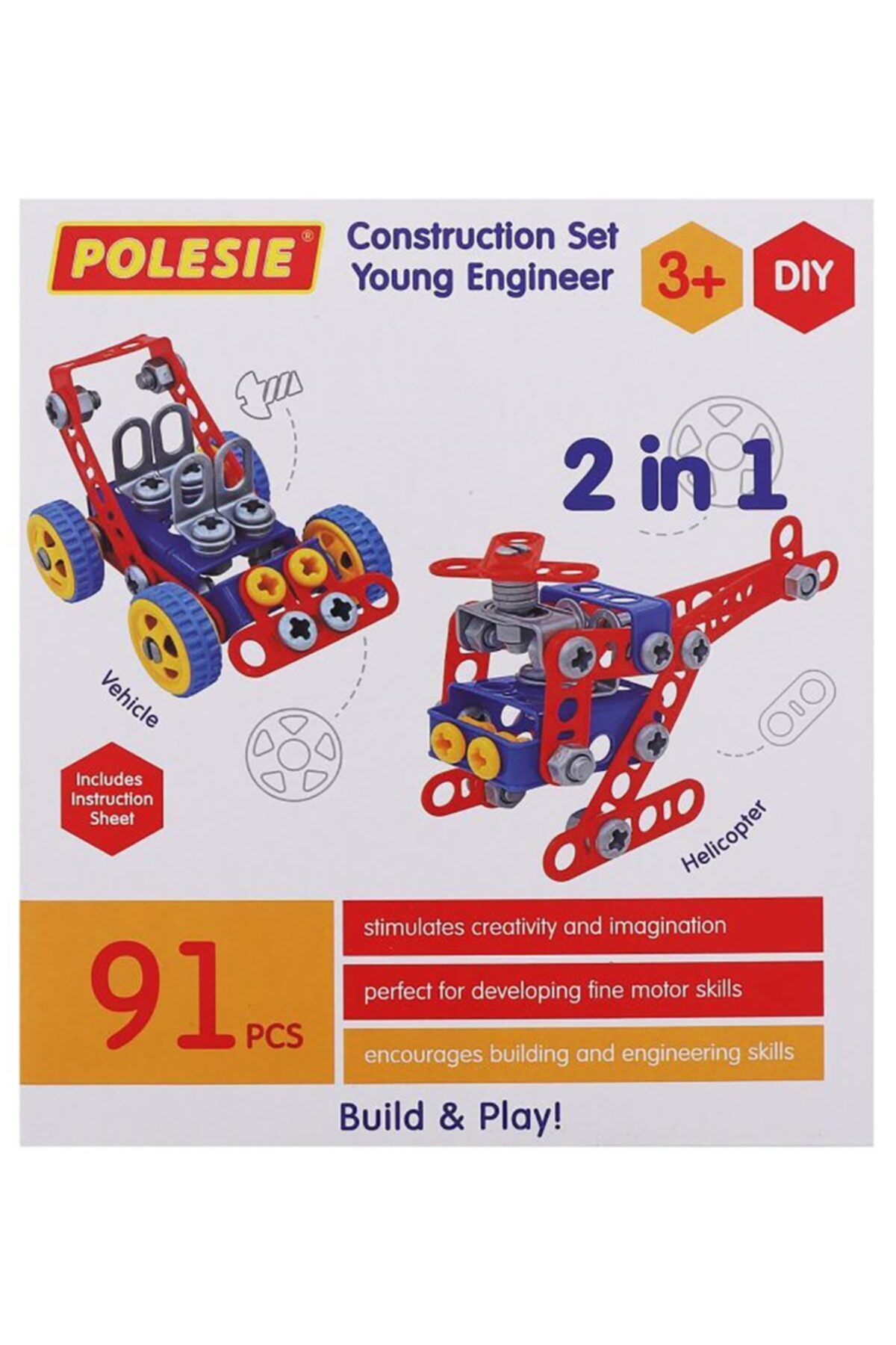 Young Engineer Construction Set 91 Pieces