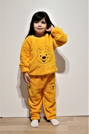 Kız Çocuk Sarı Pelüş Takım 00173812S