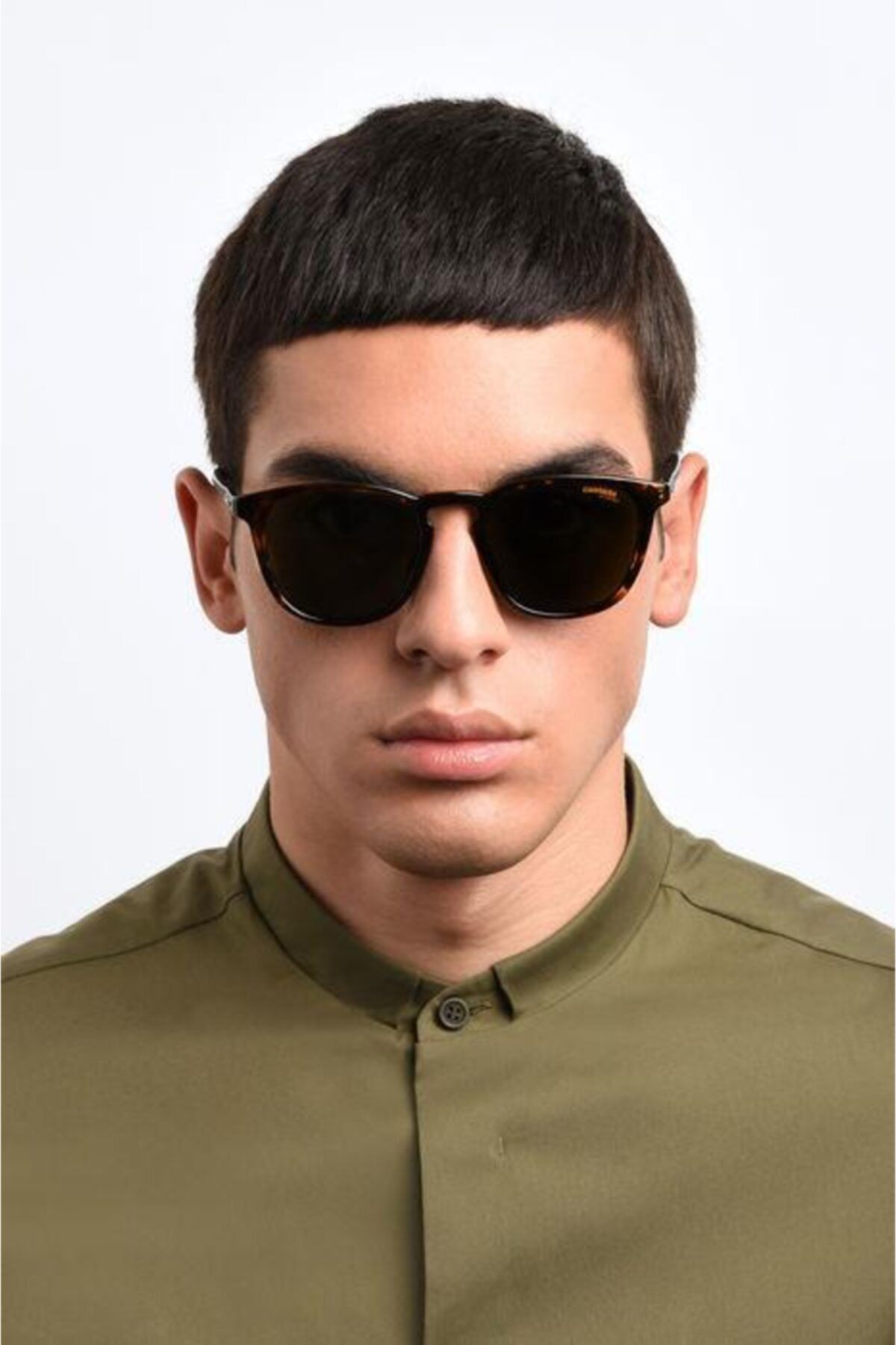 Carrera-260/s 08a Černé geometrické polarizované unisex sluneční brýle 716736423234 6