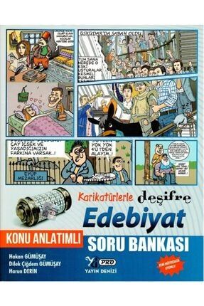 Yks Ayt Pro Karikatürlerle Edebiyatı Soru Bankası - 2022 KLVZ9786051974132