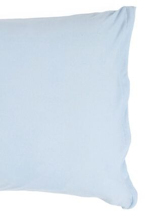 Yastık Kılıfı Düz Renk Mavi 50x70 Penye 1 Adet TYC00307225215