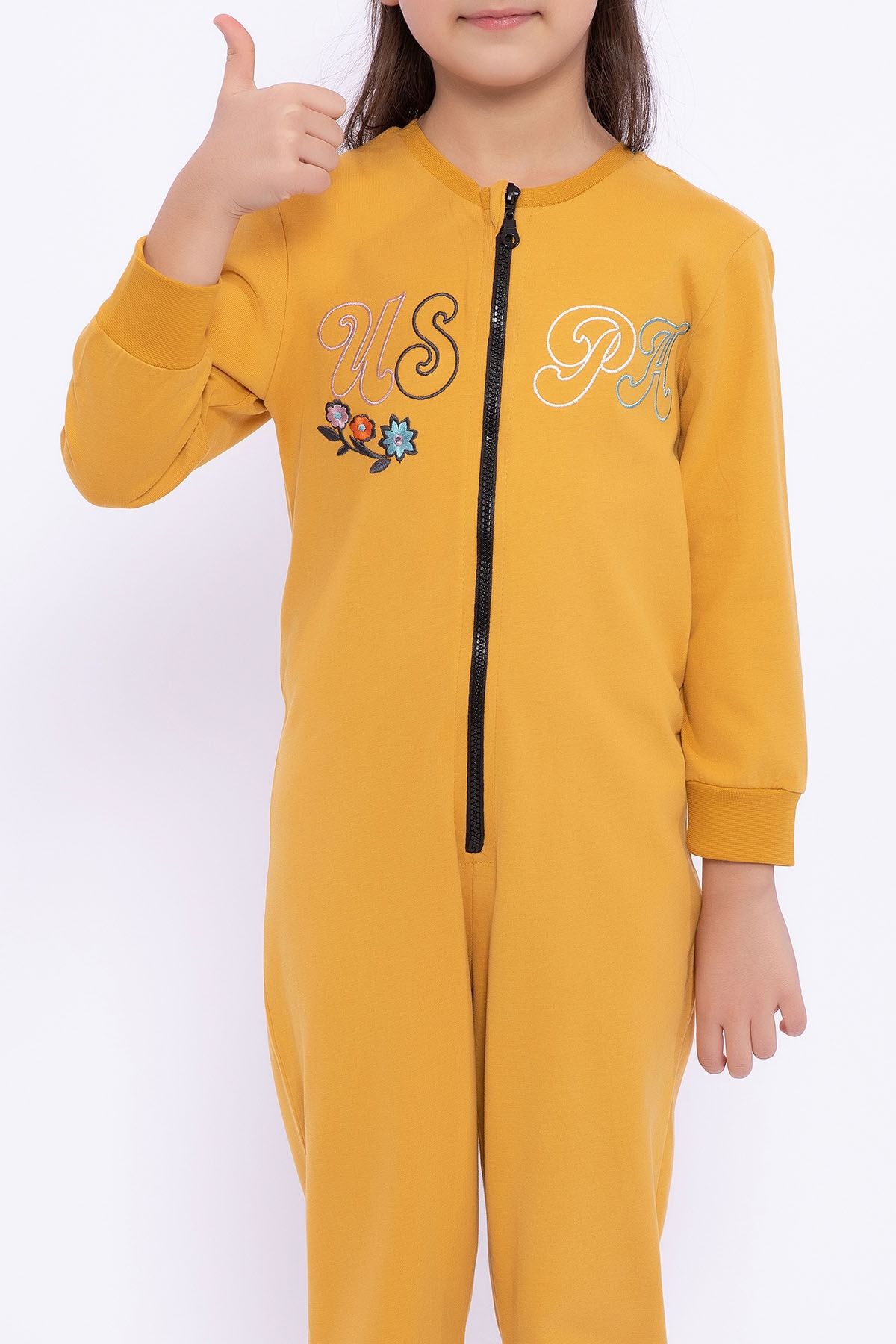 Yellow deals polo jumpsuit