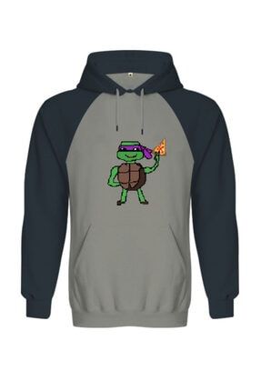 Ninja Kaplumbağa Orjinal Reglan Hoodie Unisex Sweatshirt TD305303