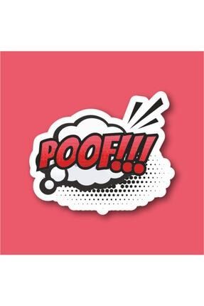 Poof Pop Art Laptop Ve Telefon Sticker Çıkartma Max.8cm PAS-027-8