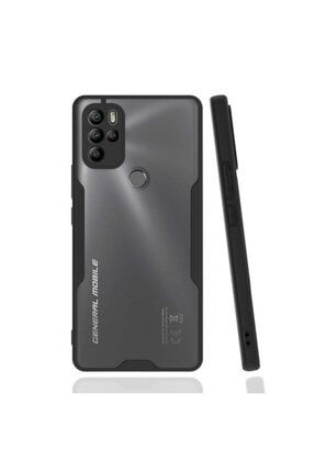 Gm 21 Pro Uyumlu Nezih Case Kamera Korumalı Renkli Kenarlı Silikon Kılıf Siyah NZH-TB-KPK-KLF-PARFE-0007