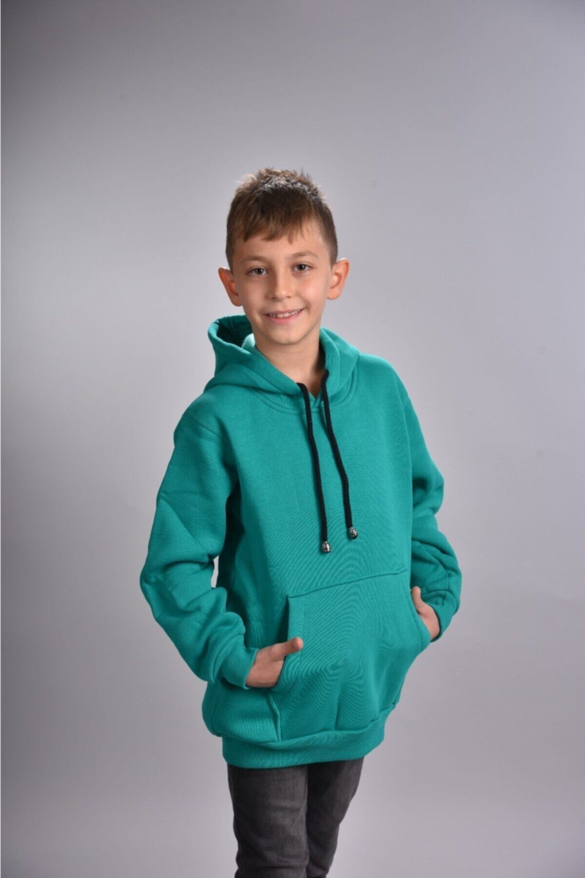 سویشرت پسرانه سبز kucukhanimkucukbey | 21-Jan اورجینال - تصویر 2