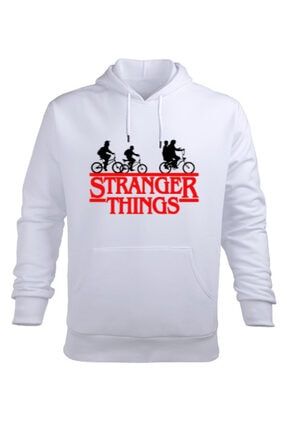 Stranger Things Erkek Kapüşonlu Hoodie Sweatshirt TD295811