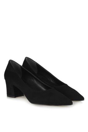 Büyük Numara Kadın Ayakkabısı Siyah Stiletto 41-42-43-44 Numara 12168SYS