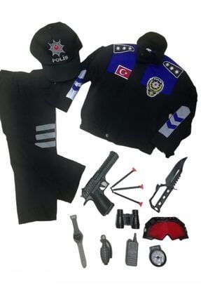 Çocuk Toplum Destekli Polis Kıyafeti Komple Set. SKRKPOLISKSTM06DR