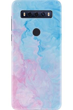 10 Se Kılıf Resimli Desenli Baskılı Silikon Kılıf Pink Blue Abstract 1385 10sexa22079