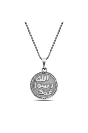 Hz.muhammed Peygamber Mührü Şerif 60 Cm 925 Gümüş Kolye maez184