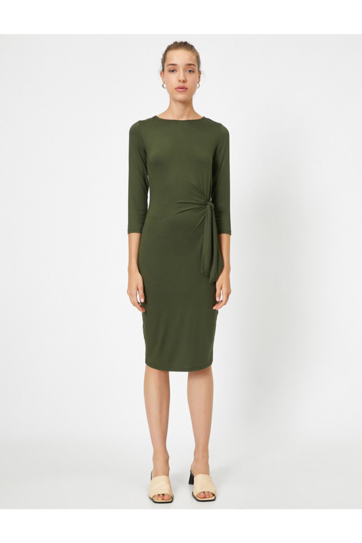 Koton Kleid Grün Bodycon Fast ausverkauft