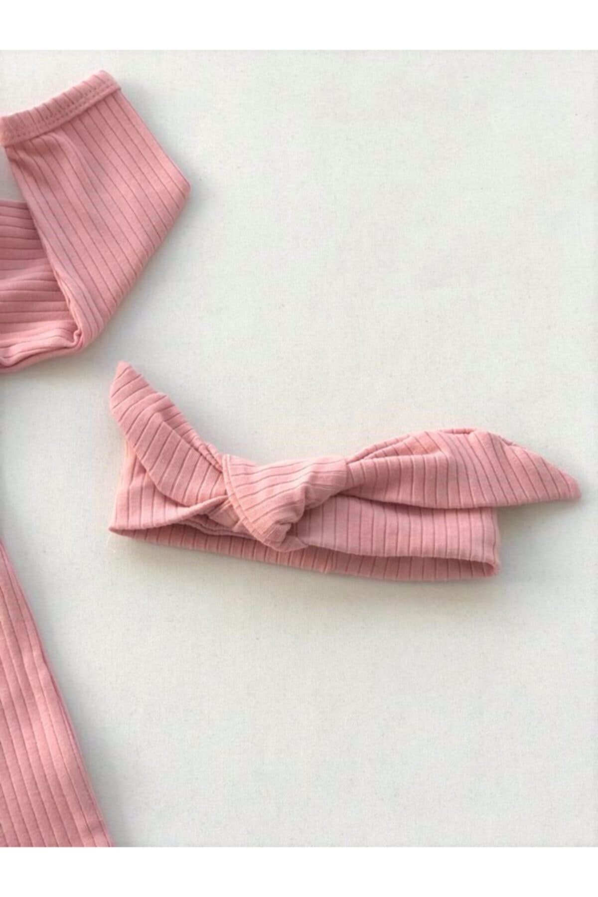 بادی نوزادی دخترانه صورتی Kidaxi | BB-0040502301 اورجینال - تصویر 3