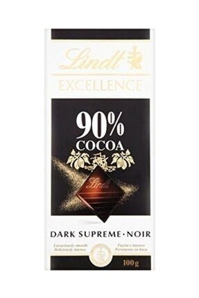 Excellence Bitter Tablet Çikolata Dark %90 Cocoa Kakao Isviçre Çikolatası 100 Gr sclindtexcellence90X1