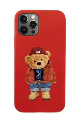 Iphone 12 Pro Max Teddy Bear Premium Silikonlu Telefon Kılıfı MCIPLTDDYBR92