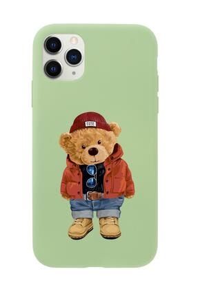 Iphone 11 Pro Teddy Bear Premium Silikonlu Telefon Kılıfı MCIPLTDDYBR64