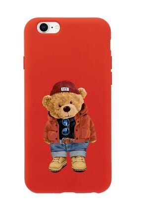Iphone 6s Teddy Bear Premium Silikonlu Telefon Kılıfı MCIPLTDDYBR15