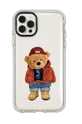 Iphone 12 Pro Max Teddy Bear Candy Bumper Silikonlu Telefon Kılıfı MCCBTDDYBR49