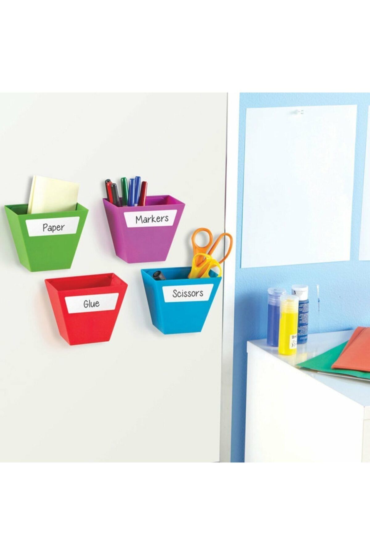 Learning Resources-Magnetic Create-A-Space ™   Storage Boxes (Set of 4) 2