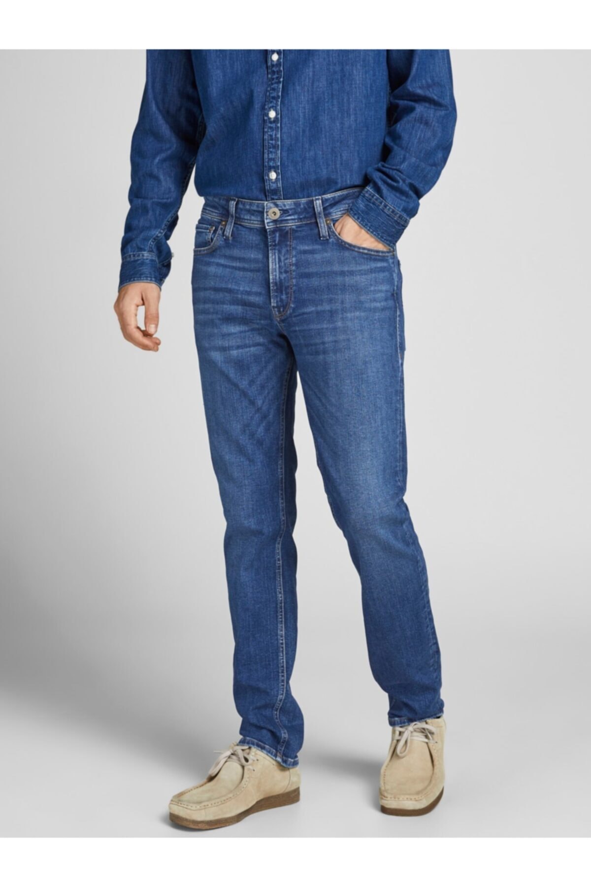 شلوار جین مردانه سلولی فاق نرمال  | جک اند جونز Jack & Jones TYC00310024496 - تصویر 2