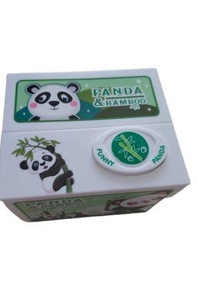 Pilli Panda Para Çalan Hırsız Kumbara Beyaz ARDHYD658471