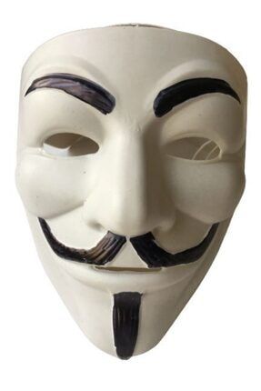 V For Vendetta Maskesi Beyaz Renk Kostüm Maske Oyunu Vendetta Gülen Adam Oyuncak BUL252