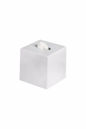 Beyaz Butik Kağıt Mendil Kutusu Banyo Ve Mutfak Dispanseri Aparatı BP-7010