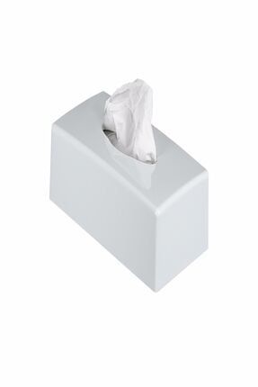Beyaz Kağıt Mendil Kutusu Banyo Ve Mutfak Dispanseri Aparatı BP-9283