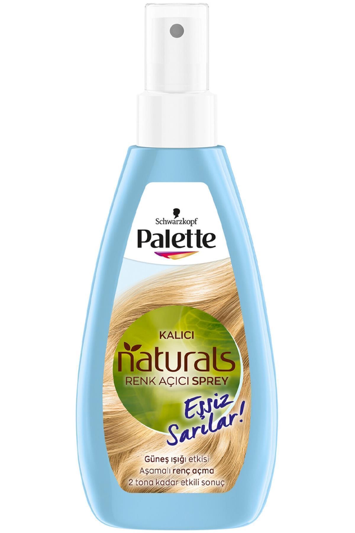 Palette Kalıcı Doğal Renkler Renk Açıcı Sprey 150 Ml