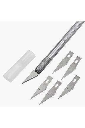 Kretuar Hobi Maket Bıçağı / Neşter Bıçağı (toplam 6 Adet Uç) Kretuar-Hobi-Maket-Bıçağı-RSE-1