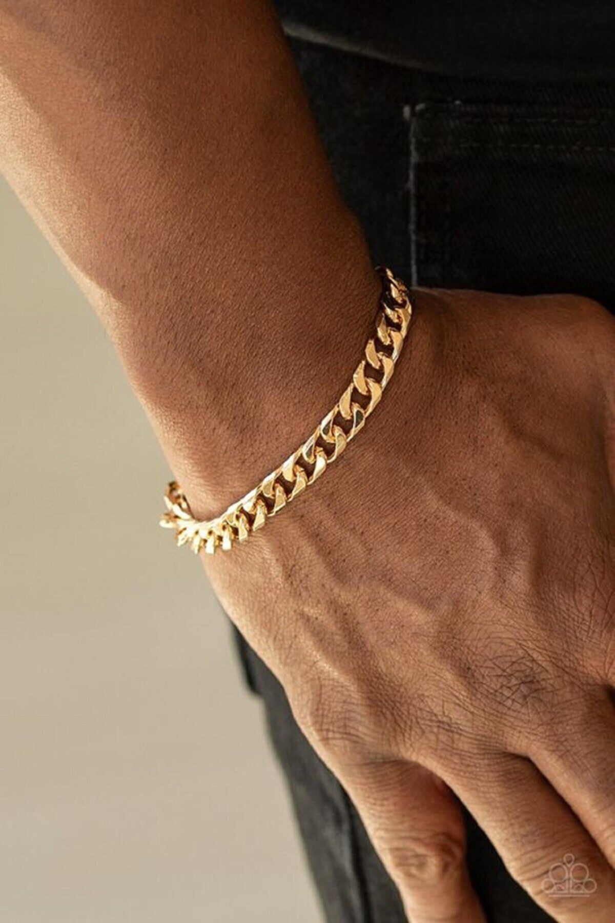 Cuban link store bracelet gold plated